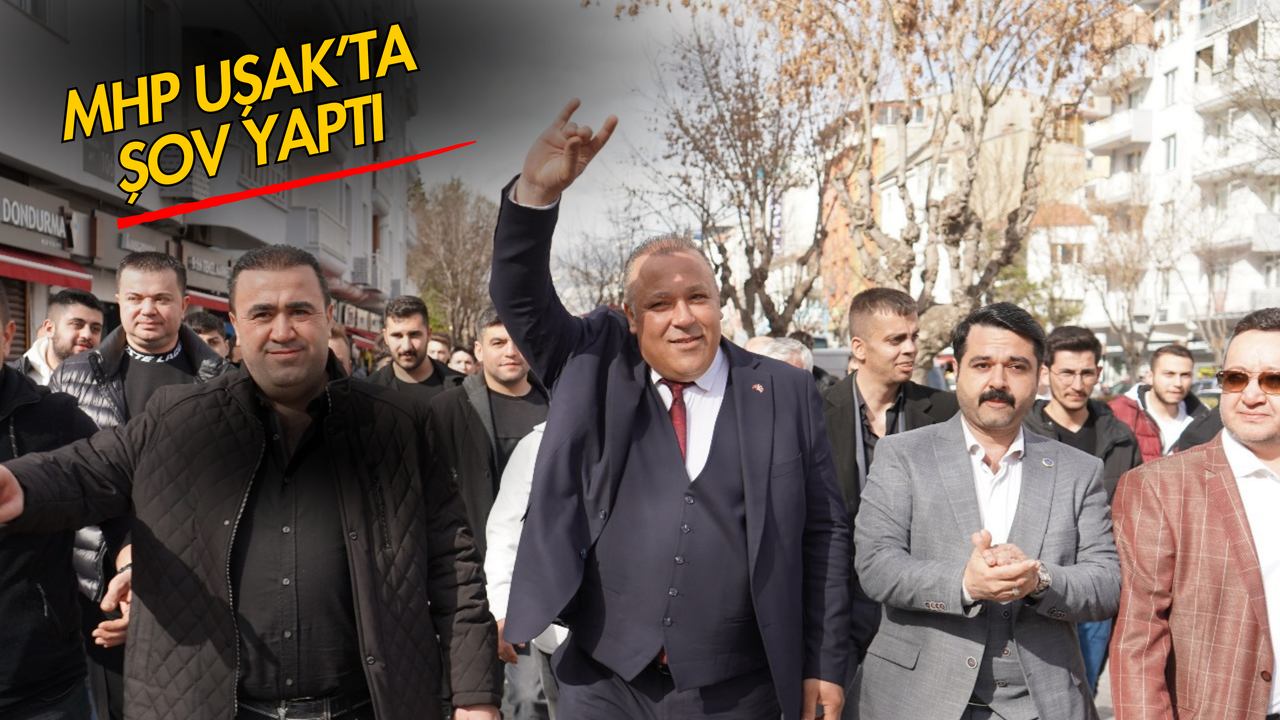 MHP Uşak’ta Gövde Gösterisi Yaptı