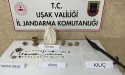 Uşak’ta Tarihi Eser Operasyonu  Çok Sayıda Obje Ele Geçirildi