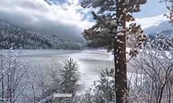 Uşak Banaz Baltalı Göleti Buz Tuttu