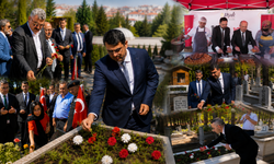 Uşak protokolü şehitleri dualarla andı