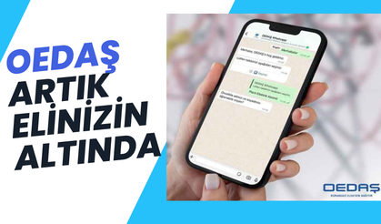 Uşaklılar OEDAŞ' a WhatsApp Üzerinden Ulaşabilecek