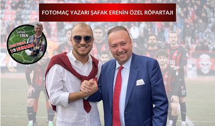 Futbol Yazarı Şafak Eren Türkiye'nin En Genç Başkanı İle Röpartaj Yaptı