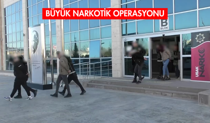 Uşak’ta Zehir Tacirlerine Darbe 30 Şüpheli Tutuklandı