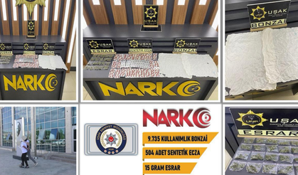 Uşak Polisi Zehire Geçit Vermedi