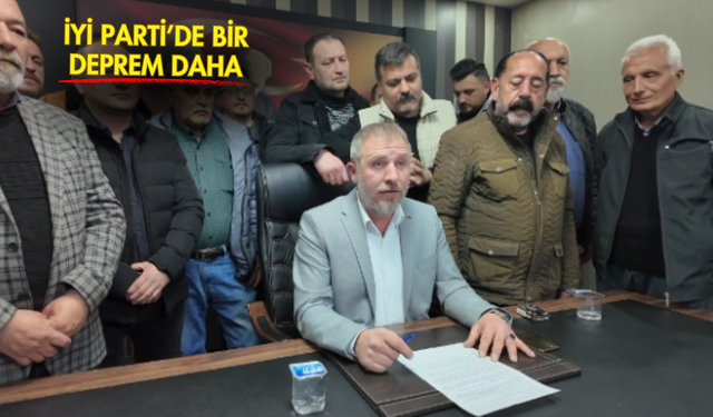 İyi Parti İlçe Başkanı Ve Tüm Yönetim İstifa Etti