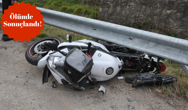 Yürek Burkan Kaza: Motosiklet Sürücüsü Hayatını Kaybetti