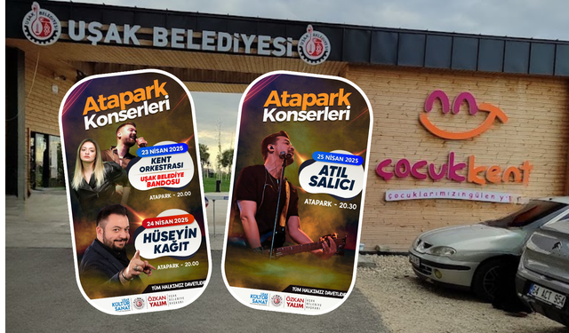 23 Nisan Coşkusu Uşak Çocuk Kent Ve Atapark'ta Yaşanacak