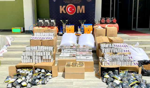 Uşak'ta 5 Ayrı Kaçakçılık Operasyonu