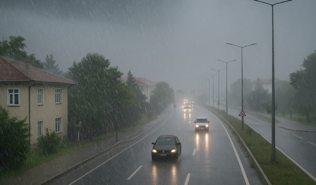 Uşak’ta Sağanak Yağış Uyarısı