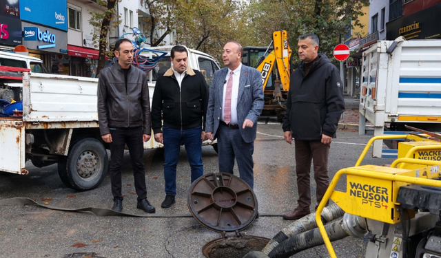 Uşak’ta Ana Su Hattında Büyük Kaçak Onarımı Başladı