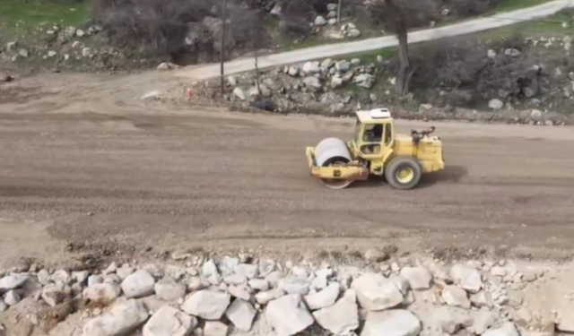 Yağıştan Zarar Gören Köy Yolu Onarıldı