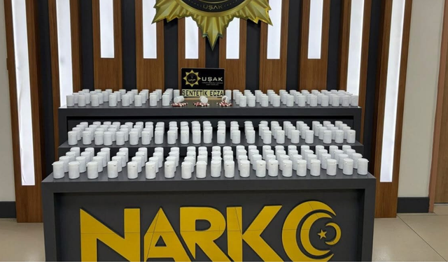 Uşak'ta Narko Operasyon