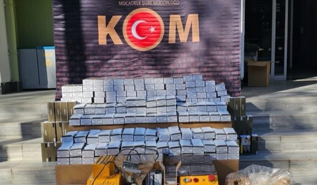 Uşak’ta Kaçak sigara operasyonu