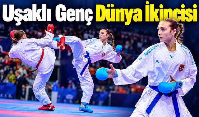 Uşak Spor Lisesi öğrencisi Ela Su Yıldırım dünya ikincisi oldu