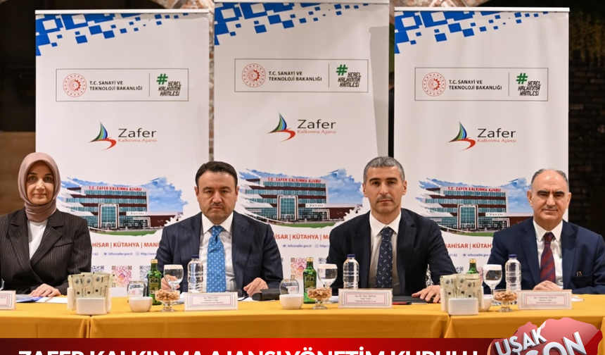 Zafer Kalkınma Ajansı Yönetim Kurulu Toplantısı Uşak’ta Gerçekleştirildi