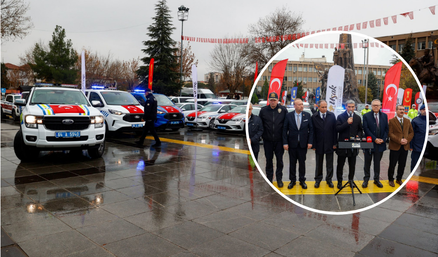 Uşak'ta 47 Yeni Araç Hizmete Başladı