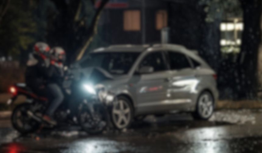 Uşak’ta Motorsiklet Kazası