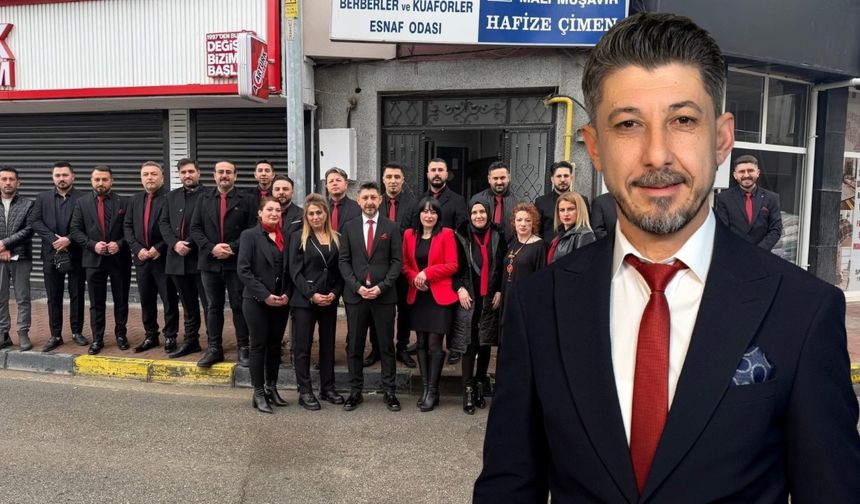 Uşak Berberler ve Kuaförler Odası’nda Yusuf Afşar Güven Tazeledi