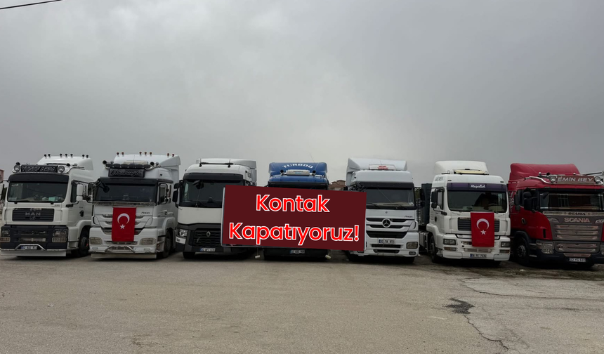 Banaz’da Nakliyecilerden Yükleme Durdurma Kararı