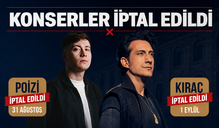 Uşak’ta Poizi ve Kıraç Konserleri İptal Edildi