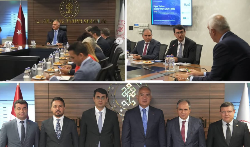 Uşak’ın 2026-2030 Turizm Master Planı Görüşüldü