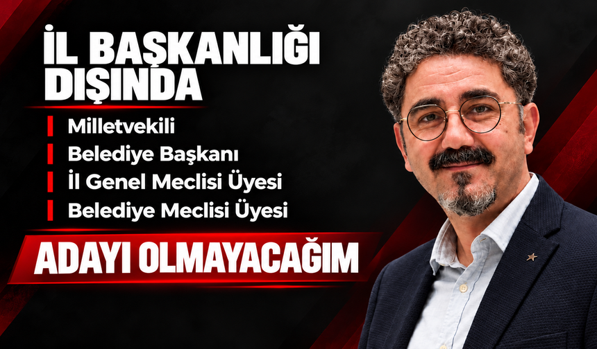 Koray Akgün, Yeni Parti Uşak İl Başkanlığına aday oldu