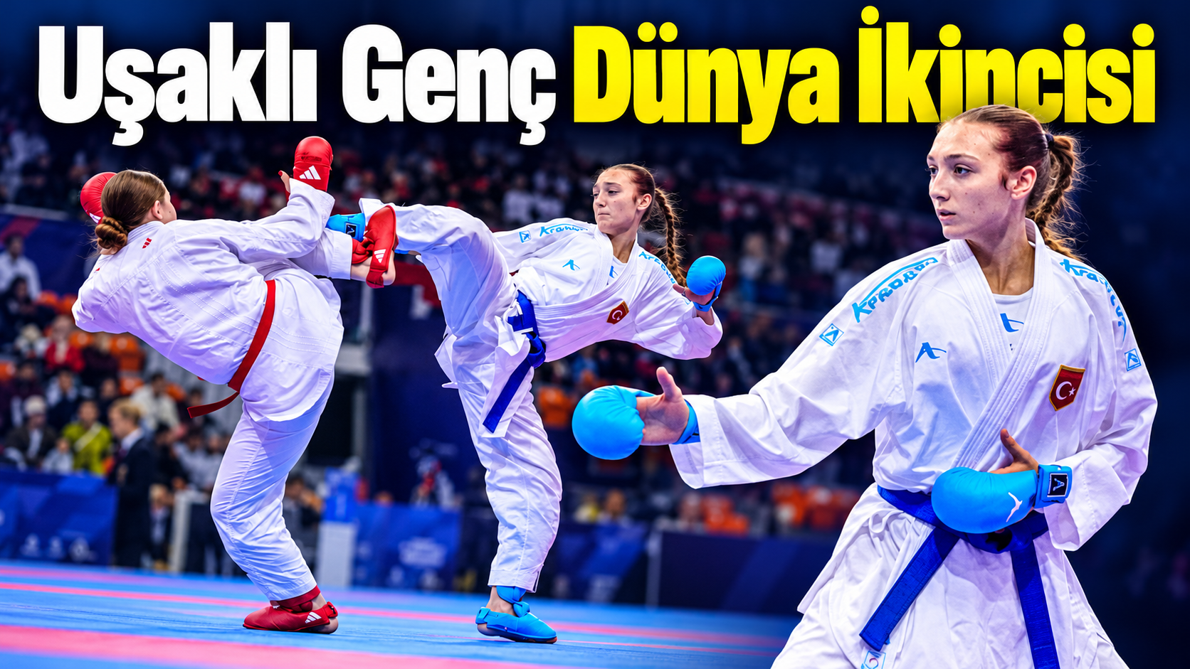 Uşak Spor Lisesi öğrencisi Ela Su Yıldırım dünya ikincisi oldu