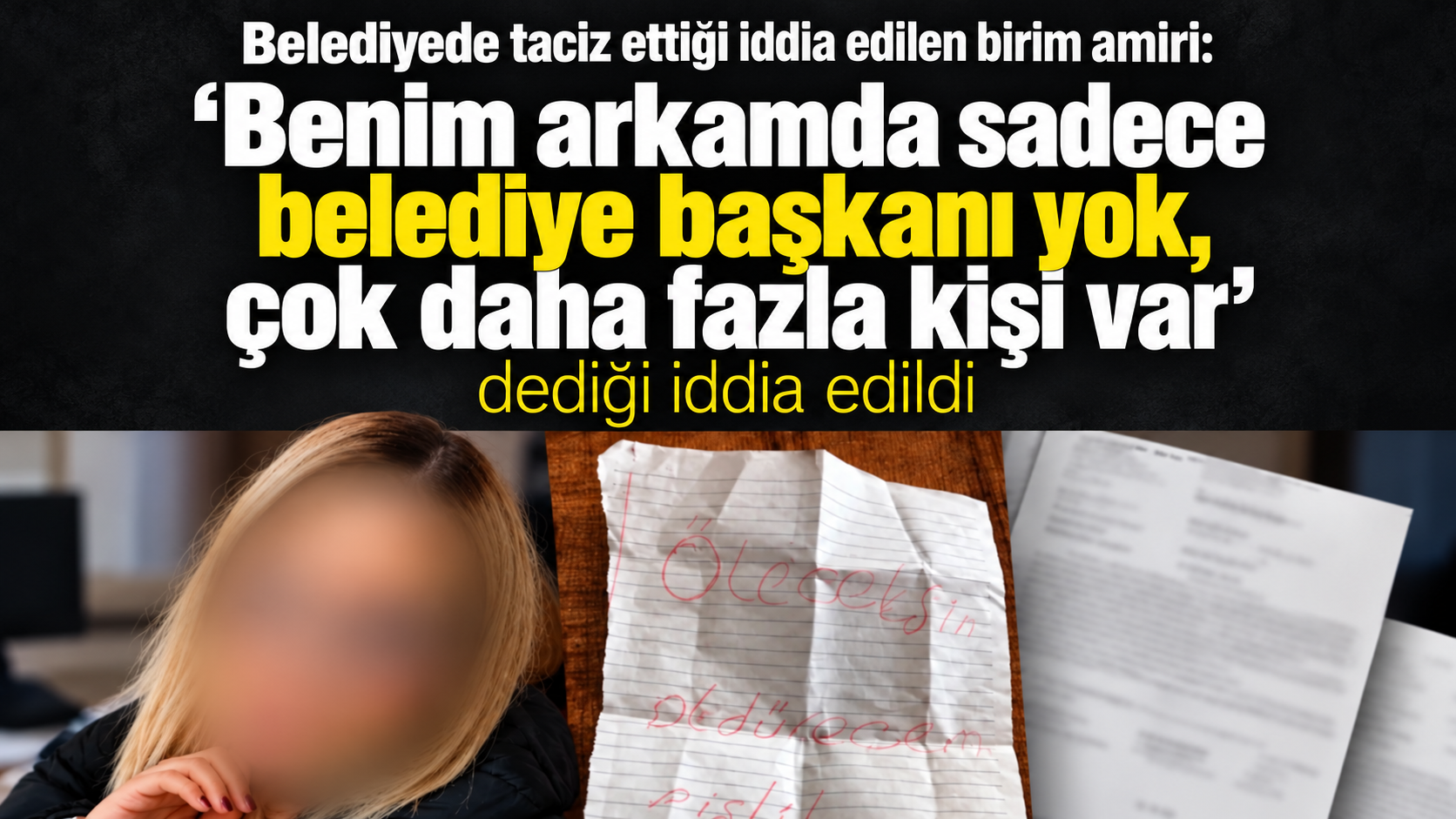 Afyonkarahisar’da Belediye’de birim amirini şikayet etti