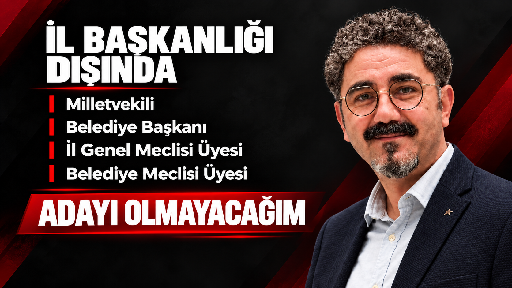 Koray Akgün, Yeni Parti Uşak İl Başkanlığına aday oldu